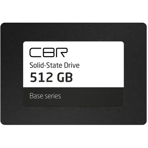 SSD 2,5" SATA 512Gb CBR BS24b Black