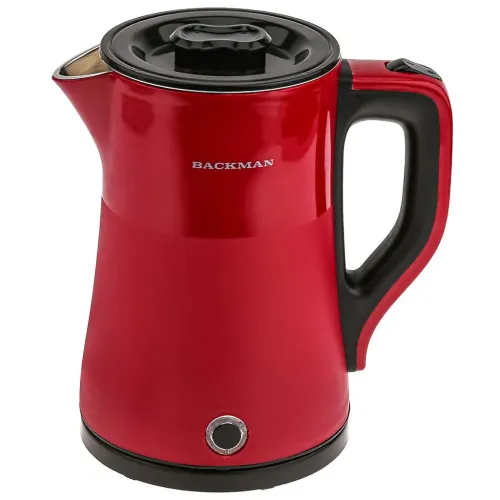 Чайник эл. BACKMAN BM-TEA 714 пласт., красный
