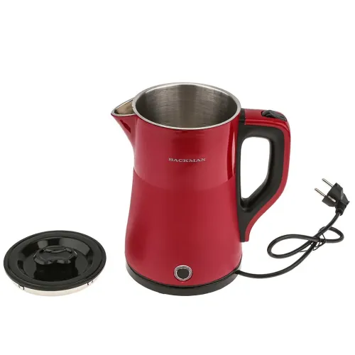 Чайник эл. BACKMAN BM-TEA 714 пласт., красный