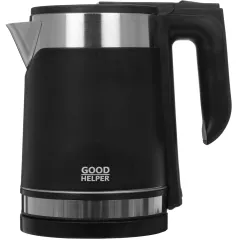 Чайник эл. GOODHELPER KPS-185C, нерж/пласт., черный