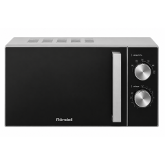 Микроволновая печь RONDELL RDE-MW208, 20 л., серебро/черная (М)