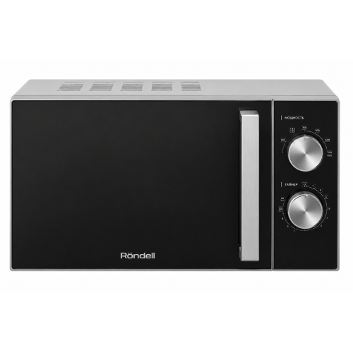 Микроволновая печь RONDELL RDE-MW208, 20 л., серебро/черная (М)