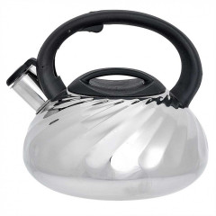 Чайник со свистком WEBBER BE-0590, нерж., 3 л.