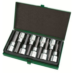 Набор бит TOPTUL 1/2" 9пр. T20-T60 (GAAD0903)