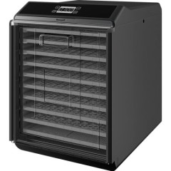 Сушилка для овощей WEISSGAUFF WDH 110 DRY CUBE, 40 л., 16 под., черная/сталь