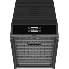 Сушилка для овощей WEISSGAUFF WDH 110 DRY CUBE, 40 л., 16 под., черная/сталь