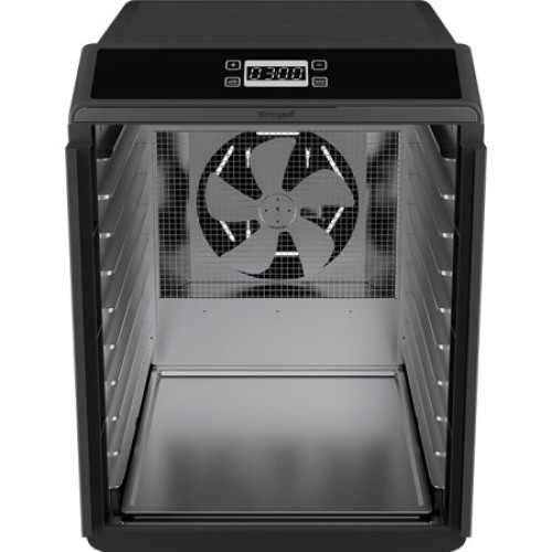 Сушилка для овощей WEISSGAUFF WDH 110 DRY CUBE, 40 л., 16 под., черная/сталь