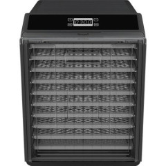 Сушилка для овощей WEISSGAUFF WDH 110 DRY CUBE, 40 л., 16 под., черная/сталь