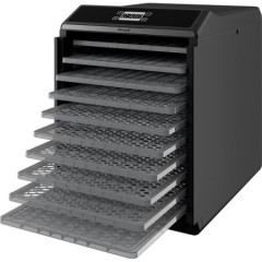 Сушилка для овощей WEISSGAUFF WDH 110 DRY CUBE, 40 л., 16 под., черная/сталь
