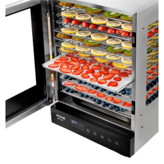 Сушилка для овощей STINGRAY ST-FD731A, WIFI, 35 л., черный/серый/металлик