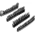 Набор инструментов Сибртех 215 пр. 1/2, 3/8.1/4,  CrV, пласт. кейс (14170)