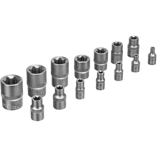 Набор инструментов Сибртех 215 пр. 1/2, 3/8.1/4,  CrV, пласт. кейс (14170)