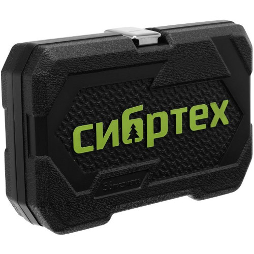 Набор инструментов Сибртех 56 пр. 1/4,  CrV, пласт. кейс (13399)