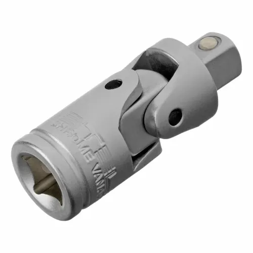 Шарнир карданный STELS с квадратом 1/4", CrV, полированный хром (13818)