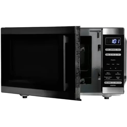 Микроволновая печь CENTEK CT-1566, 20 л., БПС, черная/серебро (Э)