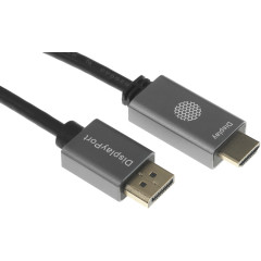 Кабель DisplayPort - HDMI 2 м CACTUS CS-DP-HDMI-1.2-2