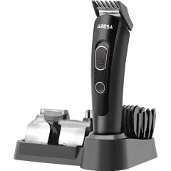 Машинка для стрижки ARESA AR-2202, черный (набор)