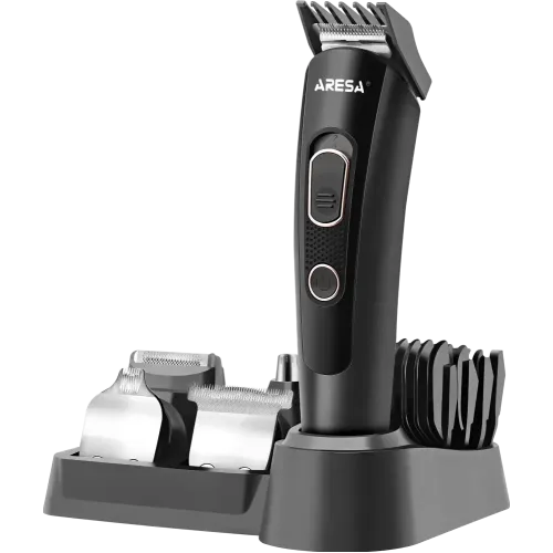 Машинка для стрижки ARESA AR-2202, черный (набор)