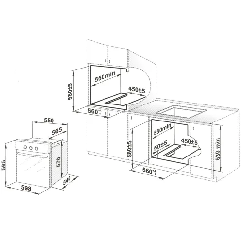 Духовка газовая  GEFEST ДГЭ 621-01
