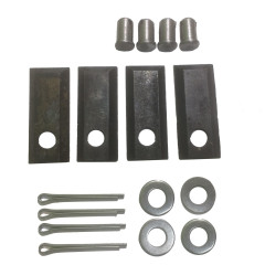 Комплект для роторной косилки (4 ножа, 4 шайбы, 4 пальца, 4 шплит) (09631)