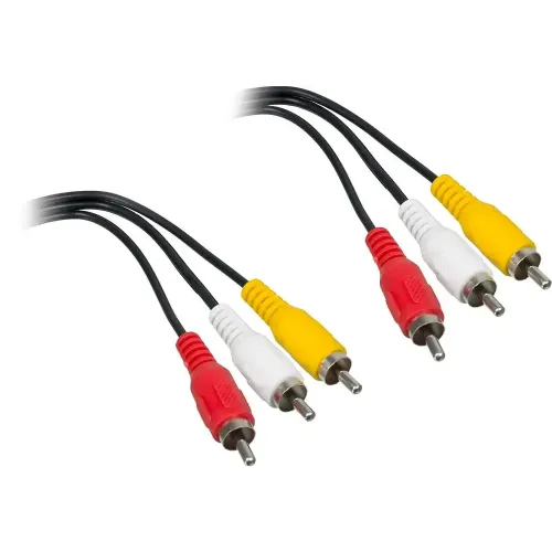 Кабель 3 RCA - 3 RCA 1 м PERFEO R3102