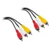 Кабель 3 RCA - 3 RCA 1 м PERFEO R3102