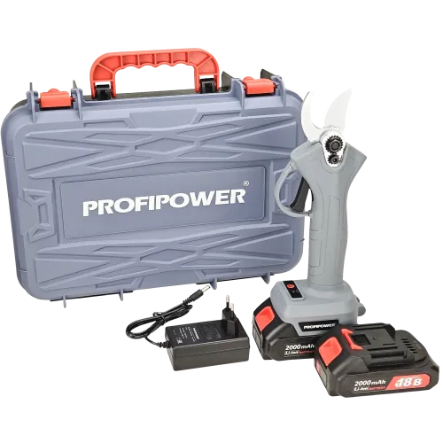 Секатор АКБ ProfiPower MKGSP-18V  2*2Ач кейс