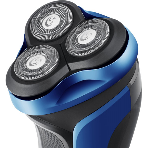 Бритва POLARIS PMR 0304R PRO 5, графитовый/синий