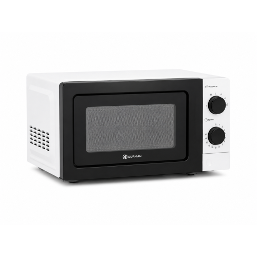 Микроволновая печь Gurman GR-MW1070, 20 л., белая/черная (М)