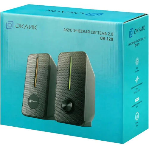 Акустика ОКЛИК OK-120U черный 