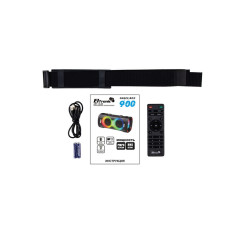 Акустика портативная ELTRONIC 30-85 DANCE BOX 900 белый (*7)