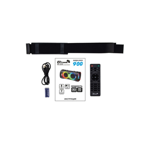 Акустика портативная ELTRONIC 30-85 DANCE BOX 900 белый (*7)