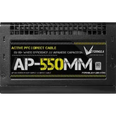 Блок питания Formula AP-550ММ 80 PLUS WHITE, черный 