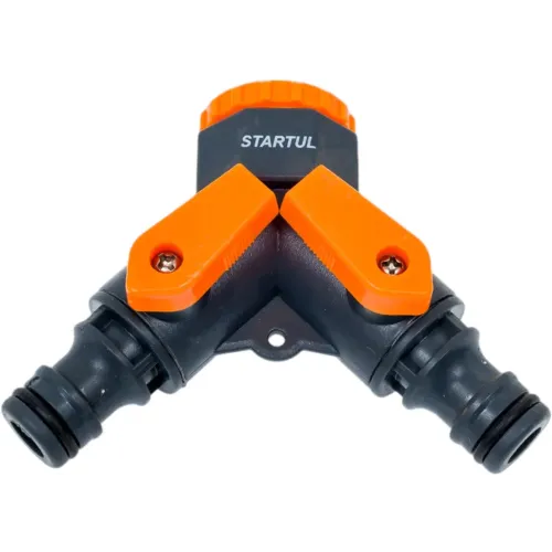 Разветвитель полив STARTUL GARDEN 2-х канальный 1/2-3/4 (ST6010-20)