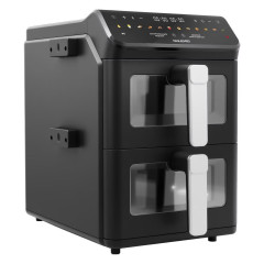 Аэрогриль OULEMEI OLM-KZF031, 12 л., 2 чаши, верт., черный (*9)