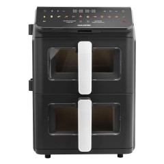Аэрогриль OULEMEI OLM-KZF031, 12 л., 2 чаши, верт., черный (*9)