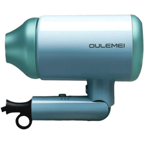 Фен OULEMEI OLM-CF009 зеленый (дорожный) (*9)
