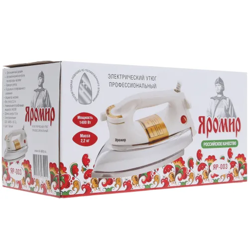 Утюг ЯРОМИР ЯР-003 белый