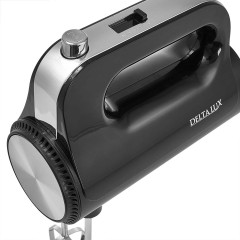Миксер DELTA LUX DE-7707 черный/серебро