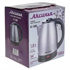 Чайник эл. АКСИНЬЯ КС-1008 нерж./серый