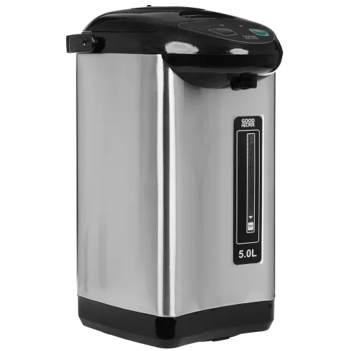 Термопот GOODHELPER TP-50A05, 5 л. серебристый/черный