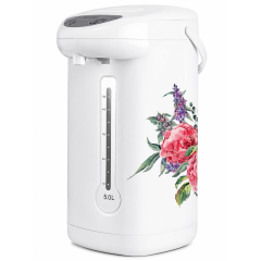Термопот BLACKTON Bt TP535 ROSES, 5 л., белый/цветы