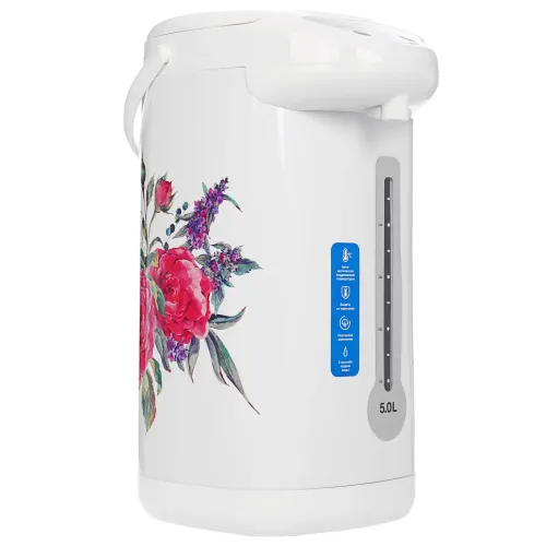 Термопот BLACKTON Bt TP535 ROSES, 5 л., белый/цветы