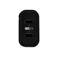 СЗУ OLMIO 2.4A двухпортовое черное (43369)