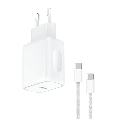 СЗУ WALKER 3А WH-39 25Вт, Type-C, поддержка PD, + кабель Type-C, белое