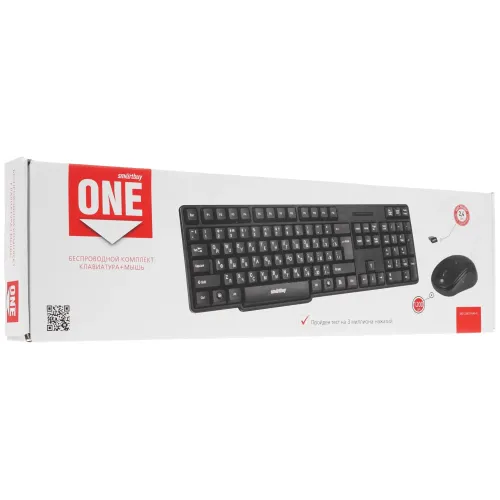 Клавиатура + мышь SMARTBUY SBC-236374AG-K ONE 236 черный