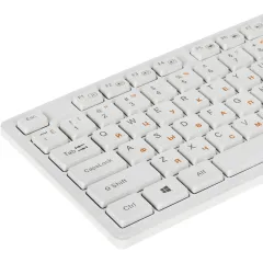 Клавиатура Oklick 500M белый 