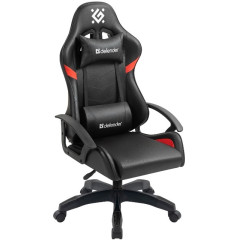 Кресло игровое Defender SHARM черный-красный