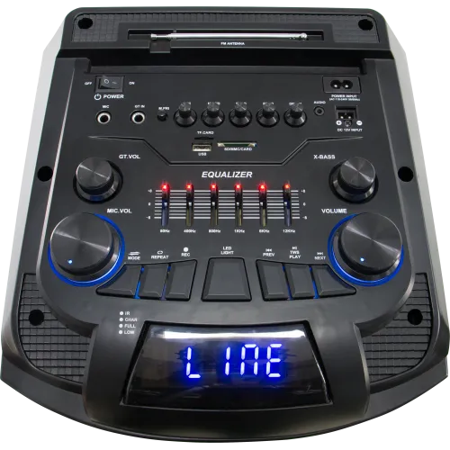 Акустика портативная ELTRONIC 30-18 CRAZY BOX 1200 черный