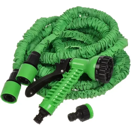 Шланг поливочный Frog Tools растягивающийся, 5м, с пистолетом (312661)